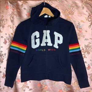 gap rainbow sweatshirt